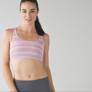 Energy bra pink/mint stripes